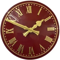 Huddersfield Outdoor Clock Service red dial